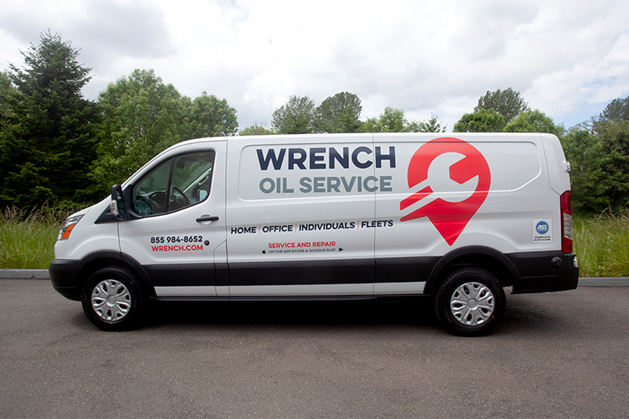 Partial Vehicle Wrap for Wrench - Sides